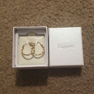 Pagoda earrings